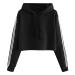 Bigfanshu Womens Hoodies Solid Lace Up Drawstring Long Sleeve Sweatershirt Hoodie Tops Autumn Loose Sweatshirt Female Black