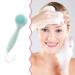 Manual Cleansing Silicone Brush Makeup Remover Blackhead Deep Clean pores Makeup Face Wash Brush Cleanser Beauty Tool -1 Set (Green) - Buy Online on GoSupps.com