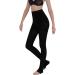 AMZAM Compression Pantyhose 15-20mmHg Open Toe - Nursing Support for Men & Women - Relieve Swelling, Edema & Varicose Veins - Black 3XL - Buy Online on GoSupps.com