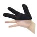 CLISPEED Hair Straightener Gloves 1pc Finger Cot Gloves Hair Curler Modeling Finger Guard Heat Resistant Barber Gloves Black 11x10cm - Buy Online on GoSupps.com