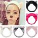 Adecco LLC 5 Pack Cat Ear HairBand Washing Face Shower Headbands Makeup Hairbands Beauty Lovely Spa Headbands For Women Girls Running Sport (Cat Ear)