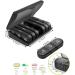 Buy Hoshen 21 Compartment Black Pill Box 7 Days 3 Daily Reminders | Portable & Organized Pill Organizer - International Shipping Available - Buy Online on GoSupps.com
