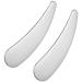 MUSISALY 2pcs Cosmetic Spatula Mask Spa Mini Spoon Facial Makeup Spatula Face Cream Scoop Rod Stainless Steel