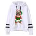 Bigfanshu Womens Tops Christmas Print Hooded Long Sleeves Sweatshirt Pullover Shirt