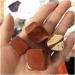 Buy JUKUCKV Natural Topaz Crystal Tumbled Cube Stones - 3pcs Spiritual Support (Color D) | International Shipping Available - Buy Online on GoSupps.com