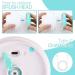 Electric Shower Body Brush 5-in-1 Long Handle Back Scrubber for Exfoliating Massage - Green - Buy Online on GoSupps.com