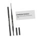 Healvian 2 1 Eyebrow Makeup Tools Eyebrow Liner Keychain Comb Triangle Eyebrow Pencil Makeup Accessories 1 count (Pack of 1) Grey