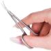 MISTERO MILANO Cuticle Cutter - Nail Scissors with Sharp and Smooth Cut - for Strong Toenails - Extra Sharp Precision Curved Stainless Steel - Manicure Pedicure Scissors - Buy Online on GoSupps.com