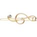 4x Dainty Hairpin Clip Music Note Hair Snap Clamp Womens Girls Headwear - Buy Online on GoSupps.com