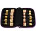 Compact Purple Essential Oil Storage Box for Aromatherapy & Nail Polish - Holds 5ml & 10ml Bottles - Buy Online on GoSupps.com