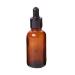 Amber essential oil bottle with pipette by 2000Bodhi