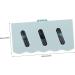 Angoily 2pcs Hair Collector Shower Hair Catcher Wall Hair Hair Dryer Detachable Plastic 10.50X5.50X4.50CMx2pcs As Shownx2pcs - Buy Online on GoSupps.com