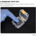 Exceart 5PCS Transparent Membrane Tooth Boxes with Locking - Prosthesis Storage Solution - Buy Online on GoSupps.com