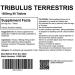 Premium Tribulus Terrestris Strong 1500mg Tablets - UK Made, Pharmaceutical Grade - Buy Online on GoSupps.com