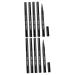 Angoily 10 pcs Eyeliner Cosmetics -proof Makeup Pen Dry Tool for Gel Women Black Fast Ladies 1 count (Pack of 1) As Shownx2pcs