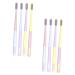 Minkissy 8st ice cream toothbrush extra toothbrush for sensitive gums you toothbrush adult teeth tooth hygiene toothbrushes small headwear family toothbrush elasticity