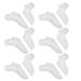 SEBS Big Toe Separator Soft Pad - 6 Pairs for Pain Relief and Overlapping Corrector - Buy Online on GoSupps.com