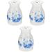 FOMIYES 3 StK Moxibustionbecher Moxa Moxibusion Doses Care Health Wellness Tool Guasha-pot scratch cup manual Moxibustion Device AI-Box massage device Moxibusion-Box Ceramic White