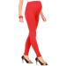 FUTURO FASHION Maternity Cotton Leggings - Comfortable Ankle Length Pregnancy Pants for Women - Red, Size 8-22 - Buy Online on GoSupps.com