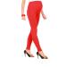 FUTURO FASHION Womens Maternity Leggings Full Ankle Length Cotton Leggings Comfortable Maternity Leggings for Ladies Soft Pregnancy Pants Belly Support Size 8-22 12 Red