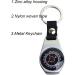 Mini Metal Compass Keychain for Outdoor Survival - Portable Carabiner Compass for Kids and Adults | Ideal for Camping, Traveling, Hiking, and Mountaineering - Buy Online on GoSupps.com
