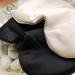 2Pcs Pure Mulberry Silk Eye Mask with Adjustable Strap for Comfortable Sleeping - Black & Beige - Buy Online on GoSupps.com