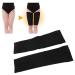 Compression Leg Sleeve for Women and Men - Thigh Slimmer Shaper Black - Knee Support - Buy Online on GoSupps.com