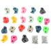 IFOYO Rock Climbing Holds, 20 Large Climbing Rocks for Indoor Outdoor Playground Set for Kids Over 4 Years Support 132lbs/60kg 20 Bright + Dark