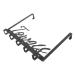 1pc Hook up Over Door Towel Hook Cabinet Door Hanger Iron Wall Hook Wrought Iron Heavy Black Iron Frame