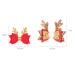 Anewish Christmas Hair Clips for Girls - 4-Piece Glitter Antlers & Bow Knot Set | Festive Red Hair Jewelry - Buy Online on GoSupps.com