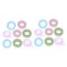 Balacoo 16 Rolls Tape Lash Adhesive Fabric Tapes Makeup Tape White Gaffers Tape Eyelid Tape Grafting Foam Under Eye Pads Adhesive Tape Medical Tape Cotton Swab Cotton Stem Eyes