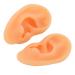 Human Ear Model Soft Silicone Clear Structure Acupuncture Ear Model 2 Pieces for Hospital