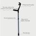 ATHUAHLR LRVTREC Forearm Crutches Adjustable Crutches Underarm Cruciform Fracture Medical Height Adjustable Anti-Cane Foldable Lightweight Arm Crutch - Buy Online on GoSupps.com
