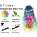 Temporary Hair Color Chalk Set - 6 Washable Non-Toxic Colors for Kids & Adults | Perfect for Christmas & Birthday Parties - Buy Online on GoSupps.com