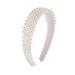 Pearl Headbands for Women Fashion White Head Band Design Bridal Elegant Wedding Headwear Wide Hairbands For Girl