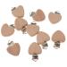 Natural Beech Wood Pacifier Clips - Heart Design | 10 Pack | Eco-Friendly Baby Accessories - Buy Online on GoSupps.com