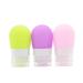 Mziart Portable Soft Silicone Travel Bottles Travel Containers(1.3OZ, Pack of 3)
