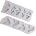 Alipis 2pcs Heart Shaped Silicone Mold Heart Lollipop Candy Molds Silicone Chocolate Molds Hard Candy Sucker Mold Heart Lollipop Molds Decor Clay Kitchen Supplies Silica Gel White Jelly