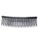12 Pcs Black Plastic Side Hair Combs for Women and Girls - DIY Hair Accessories with 24 Teeth - Buy Online on GoSupps.com
