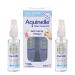 Aquinelle Toilet Tissue Mist Gift Set, Eco-Friendly & Non-Clogging Alternative to Flushable Wipes Simply Spray On Any Folded Toilet Paper (2 pack Ocean Breeze 3.25 oz)