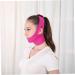 Face Slimming Strap Facial Slimming Mask Double Chin Reducer for Women Thin Neck Facelift Rose Red Double Chin Reducer - Buy Online on GoSupps.com