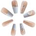 Durratou Sea Salt Macaroon Color Transparent Star Moon Color Blocking Nail Art Portable Nail Pieces - Buy Online on GoSupps.com
