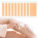 VBKITW fleece strips 10 pieces for wax fleece stripes for hair removal with warm wax and sugar paste face body hair removal epilated wax strips 9 * 18.5cm