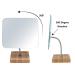 YEAKE Flexible Gooseneck Bamboo Vanity Makeup Mirror360Rotation 8 Large Frameless Vanity Mirror Folding Portable Table Desk Mirror with Stand Bathroom Shaving Make Up Mirrors Rectangle Large (Pack of 1) Bamboo Flexible  - Buy Online on GoSupps.com