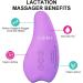 Cubble Warming Lactation Massager | Breastfeeding Support for Clogged Ducts & Engorged Breasts - Improve Milk Flow | Purple - Buy Online on GoSupps.com
