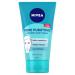 NIVEA PURIFY PORES Daily Wash Scrub (150 ml) Purifying Face Scrub Facial Scrub Prevents Blackheads Exfoliating Scrub with Natural Magnolia Extract and Lactic Acid