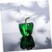 Alipis Office Decor Decorations for Home Crystal Figurines Living Room Chili Vegetable Household Fake Fruit Green 6.3x4.5cm - Buy Online on GoSupps.com