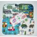 Set of 5 1 Ply 8x8 Inches Printed Flannel Little Wipes for Traveling Campers - Buy Online on GoSupps.com