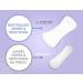 EASYDAY Regular Style Panty Liners for Women - Unscented & Odor Free - Sensitive Skin Friendly - Light Flow Absorbency - 50 Count Pack - Buy Online on GoSupps.com