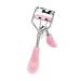 Silicone Handle Eyelash Curler Practical Eyelash Curler Wide Angle Curler Suitable for Beginners in Beauty and Makeup Tools Pink